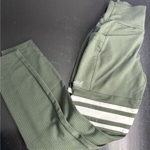 Bombshell Sportswear, perform thigh highs,  Hunter Green, Size small